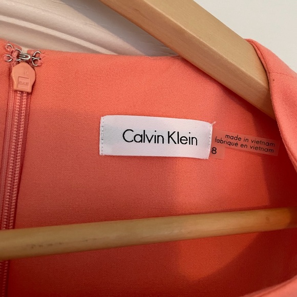 Calvin Klein Sleeveless Sheath Dress. Sz 8 - Picture 3 of 5